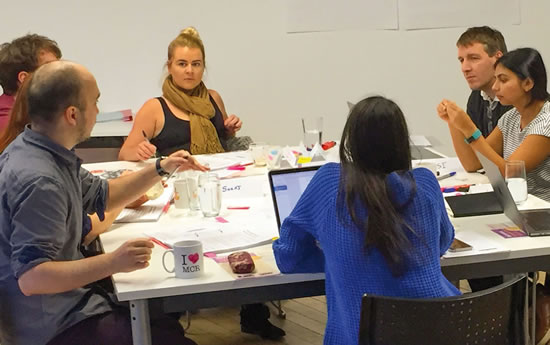 Course in training room